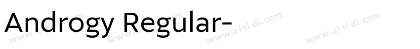 Androgy Regular字体转换 Androgy Regular字体转换